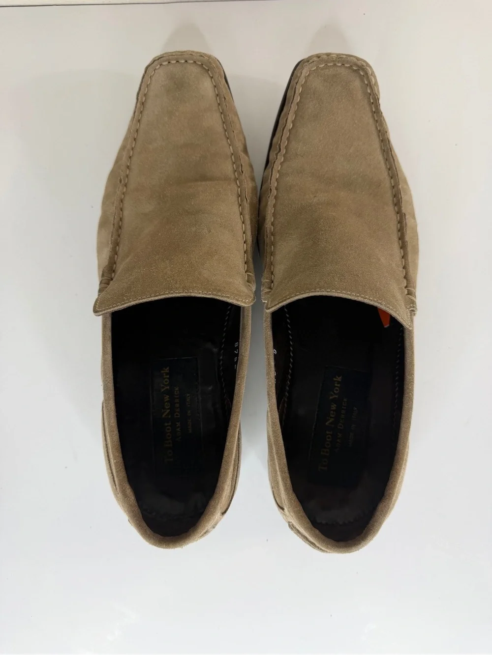 to boot New York Driving Loafers Casual Shoes Men Size 9 Brown Suede comfort